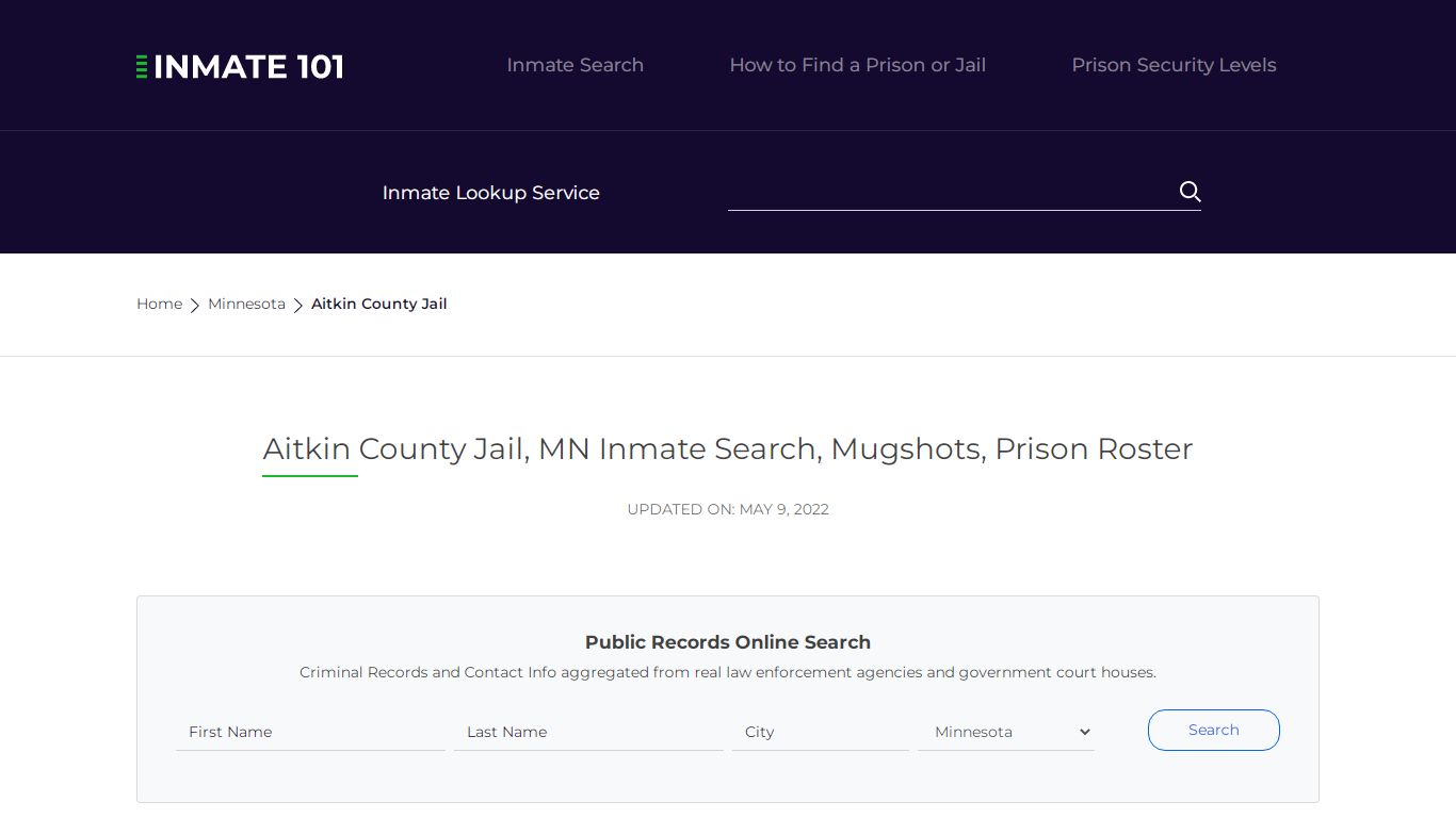 Aitkin County Jail, MN Inmate Search, Mugshots, Prison Roster